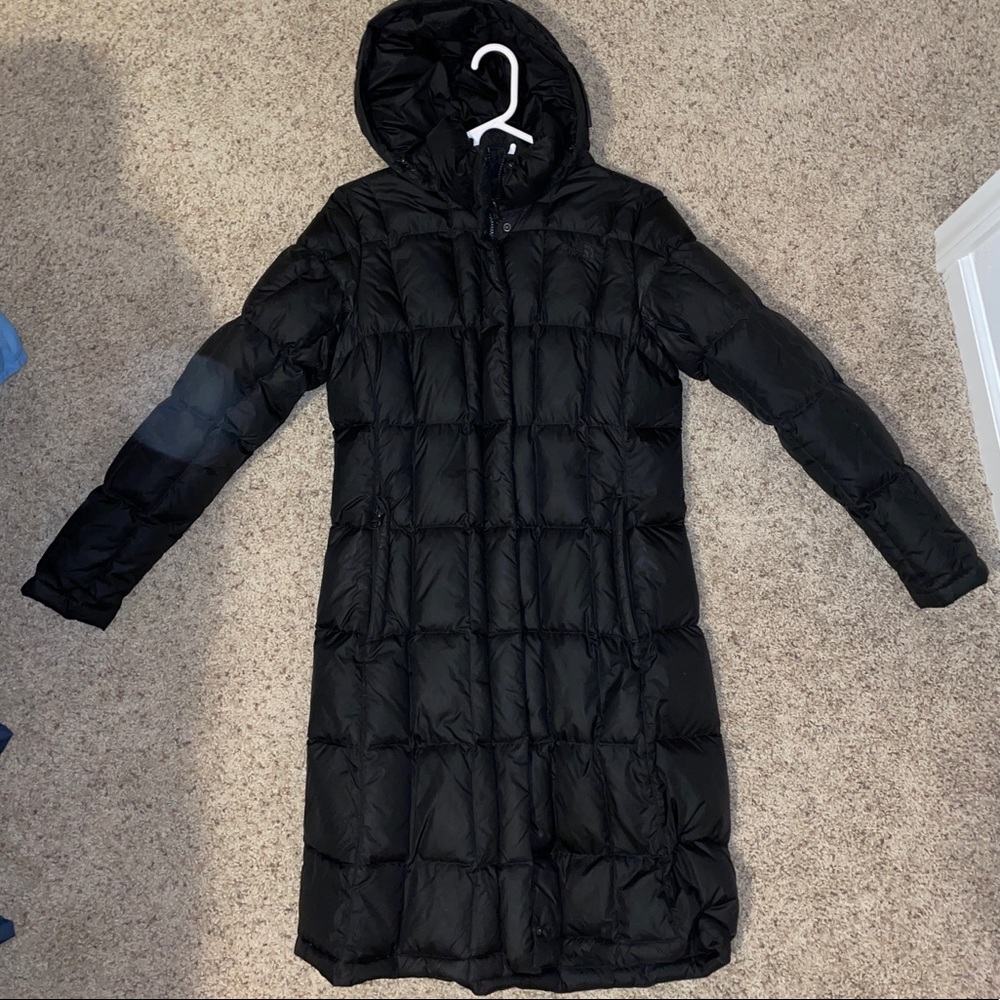 Black THE NORTH FACE METROPOLIS WOMEN'S down parka